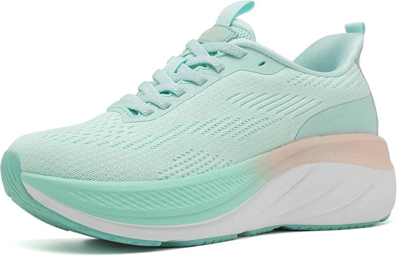 Wondamo Women's Slip On Walking Shoes Cushioning Breathable Tennis Running Shoes Non-Slip…