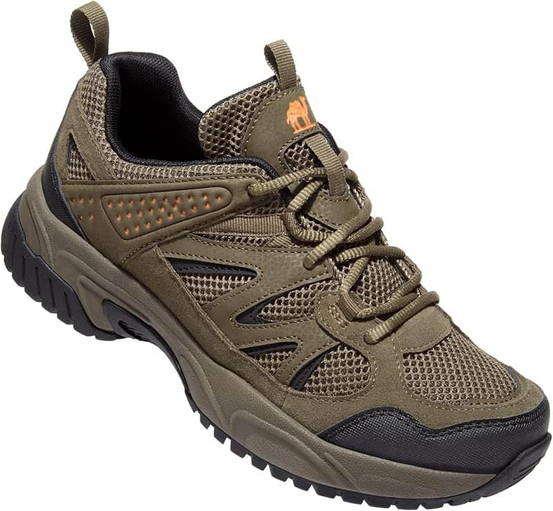 Hiking Shoes Men Lightweight Non-Slip Breathable Sneakers Low Top Walking Shoes for Outdo…
