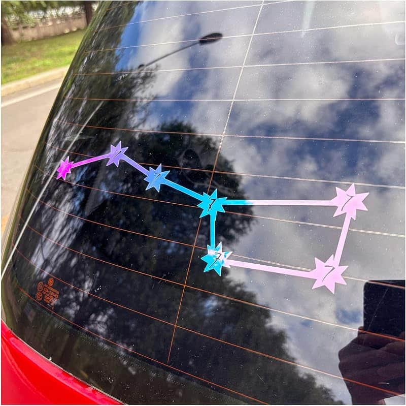 Army Bumper Stickers,OT7 Big Dipper Decals, 12in | Reflective Laser,i Purple you Bangtan…