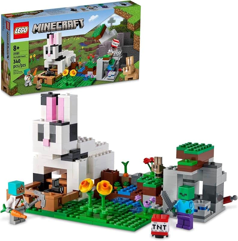 21181 Minecraft The Ranch Rabbit, Building Set, Toy for Children from 8 Years with Figure…