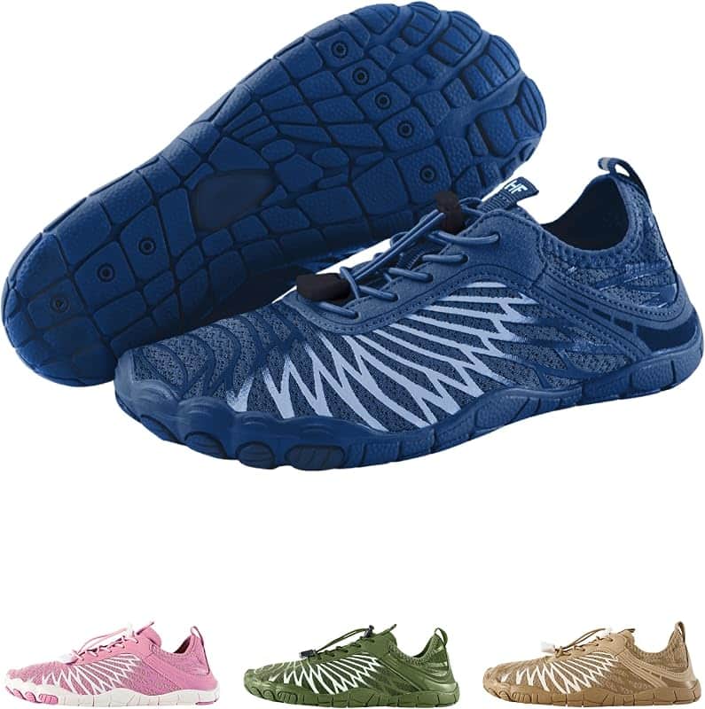 HF Signature Healthy & Non-Slip Breathable Barefoot Shoesfor Women Men, Wide Toe Flexible…