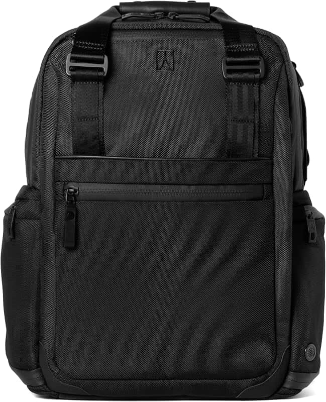 Altitude Medium Expandable Laptop Backpack, Black, 25-30L