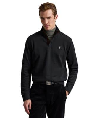 Polo Ralph Lauren Men's Luxury Jersey Quarter-Zip Pullover Sweater