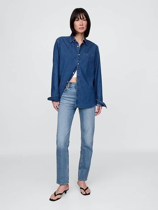 GAP High Rise ’90s Slim Straight Jeans