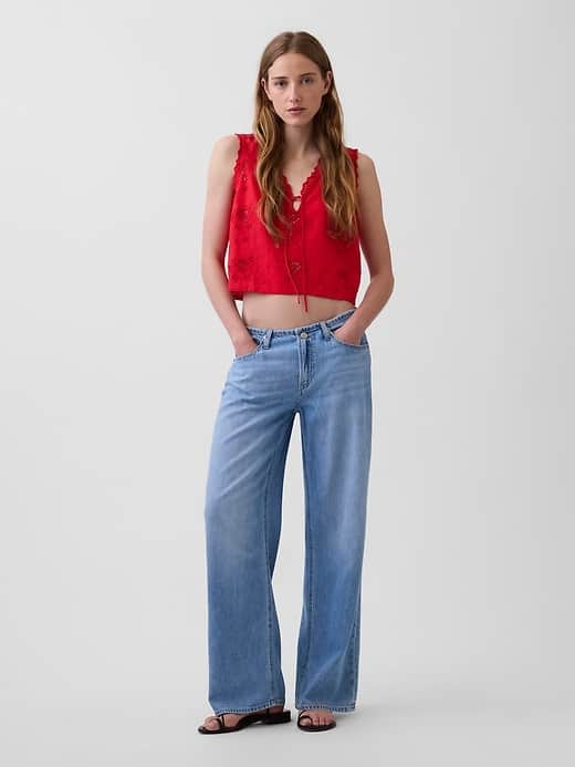 GAP Low Rise UltraSoft '90s Loose Jeans