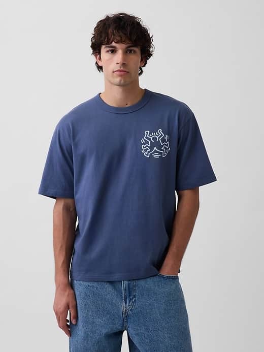 GAP Keith Haring Oversized Graphic T-Shirt