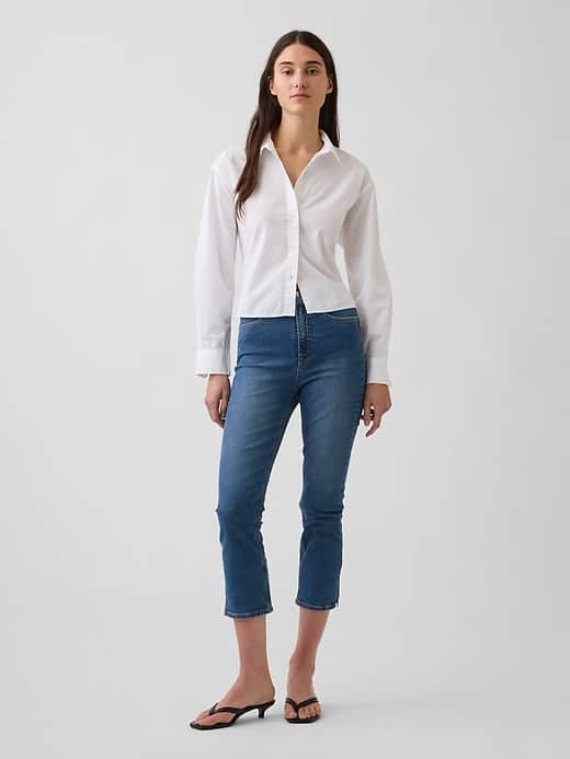 GAP High Rise Capri Jeans