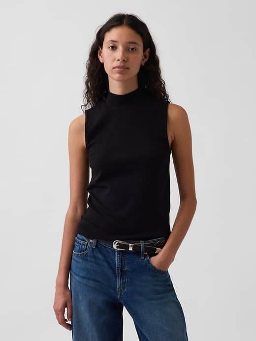 GAP Modern Mockneck Tank Top