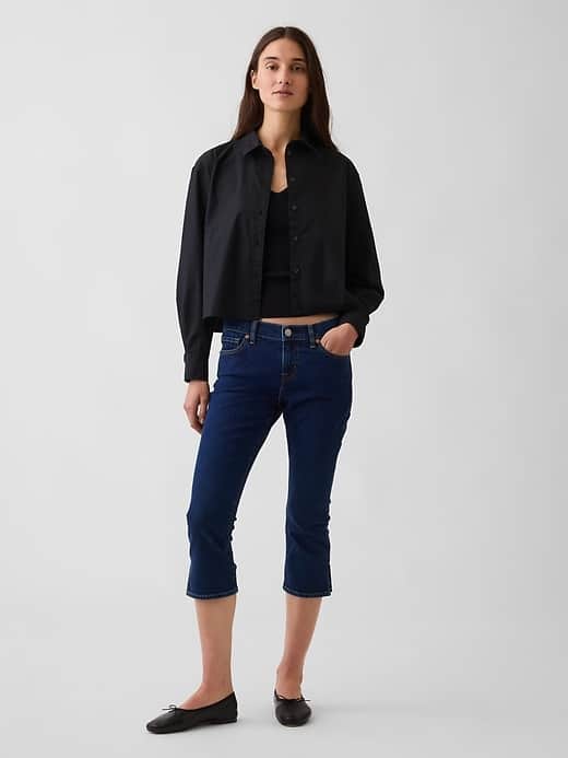 GAP Low Rise Capri Jeans