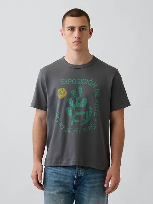 GAP Heavyweight Relaxed Graphic T-Shirt