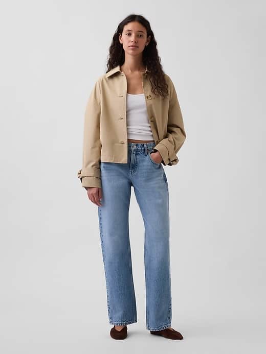 GAP Mid Rise Straight Taper Jeans