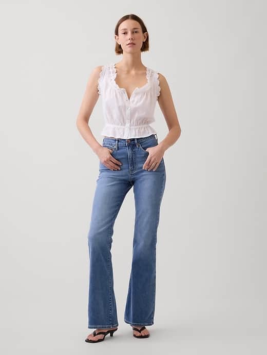 GAP High Rise '70s Flare Jeans