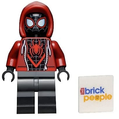 Super Heroes: Spider-Man Miles Morales Minifigure with Hoodie from Daily Bugle