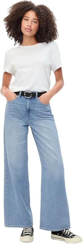 Women's High Rise Wide Leg Jeans