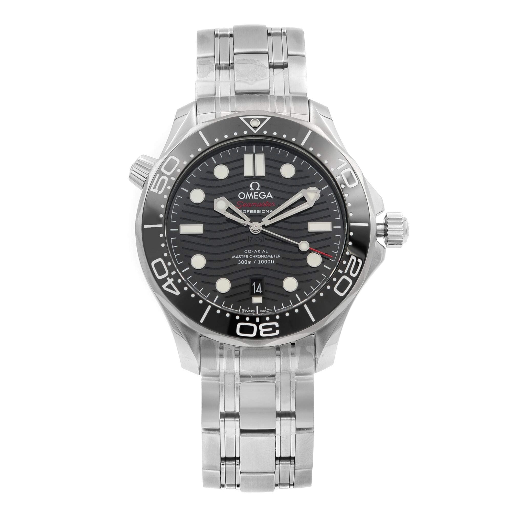 Seamaster Automatic Chronometer Black Dial Men's Watch 210.30.42.20.01.001