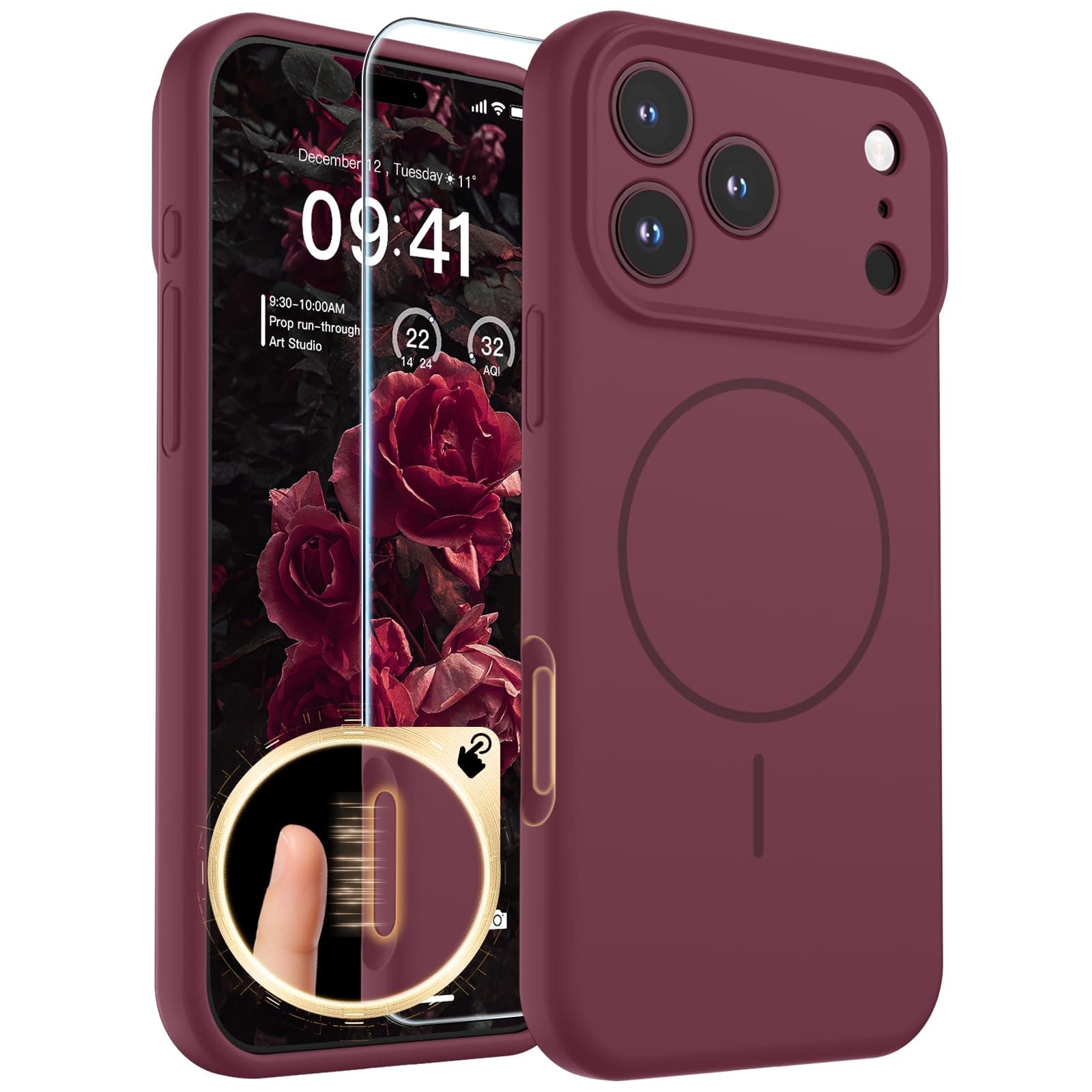 SUPFINE Silicone & Magnetic for iPhone 18 Pro Case