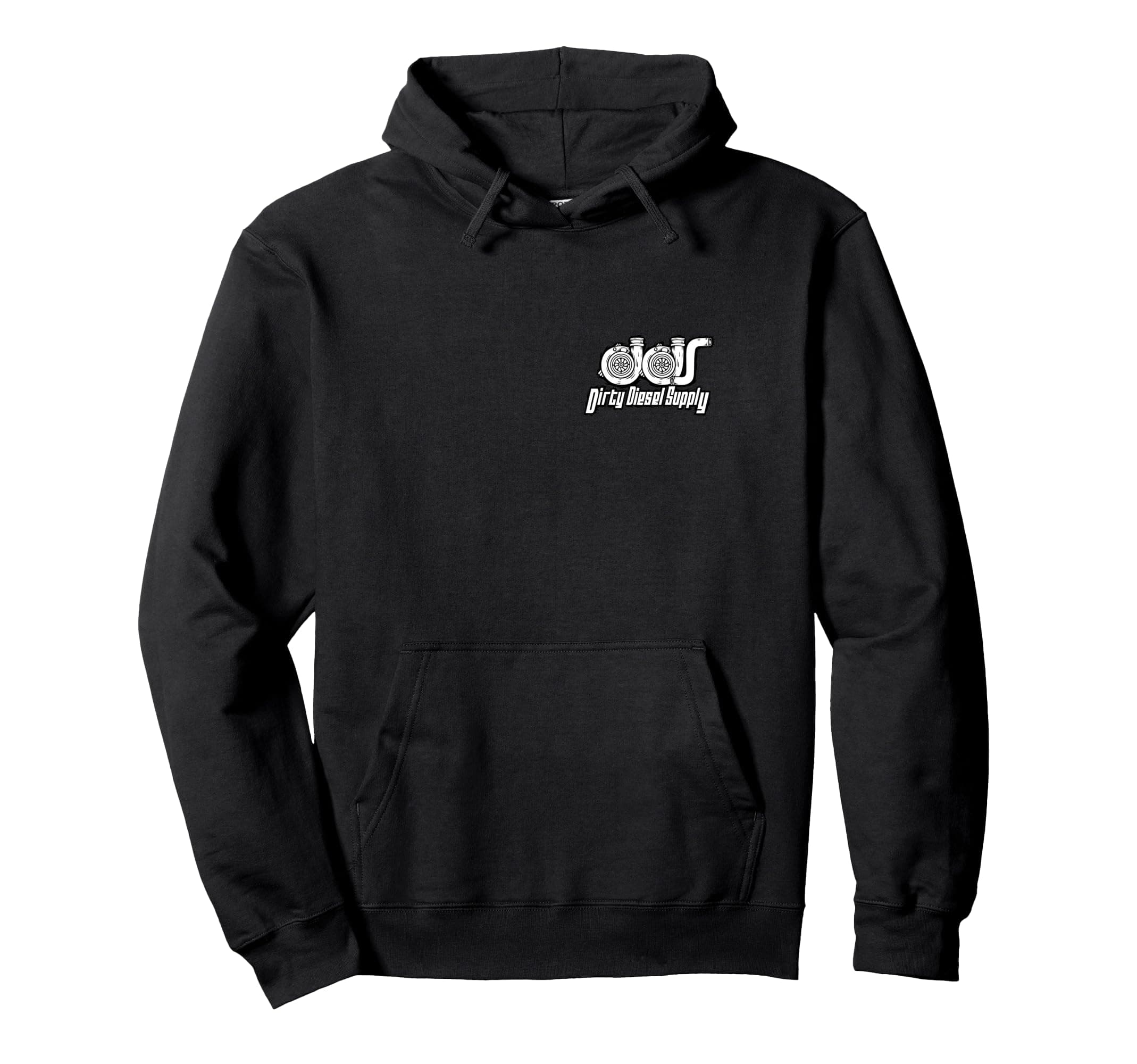 Dirty Diesel Supply Funny Car 2 Sides Print Pullover Hoodie