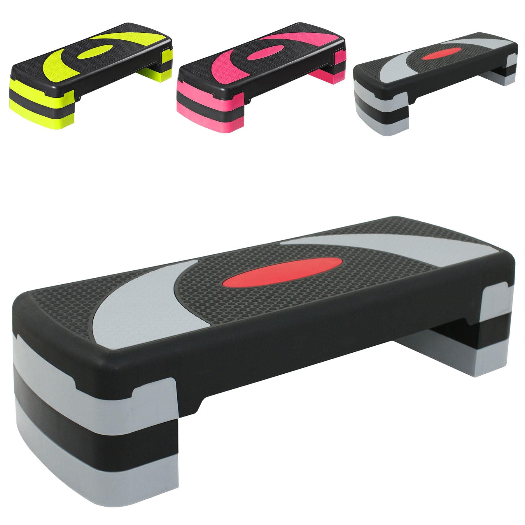 ZENY 31’’ Aerobic Step Platform, Workout Stepper with 4 Stable Risers | Non-Slip, Height…