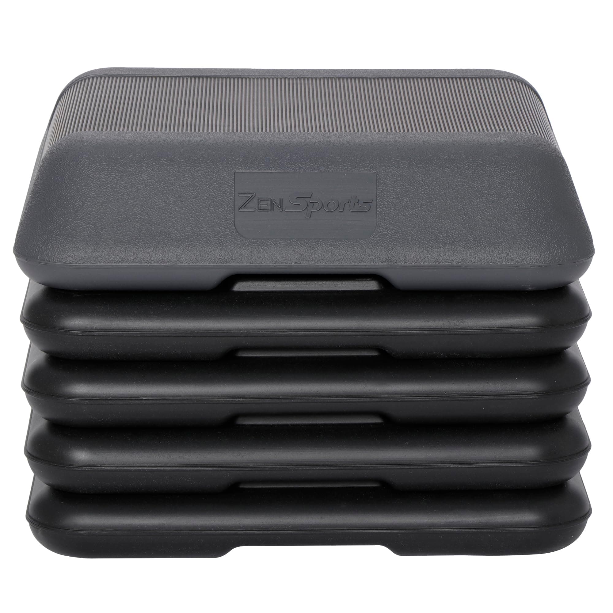 ZENY 16" x 16" High Aerobic Step Aerobics Stepper Platform with 4 Risers | Exercise Worko…