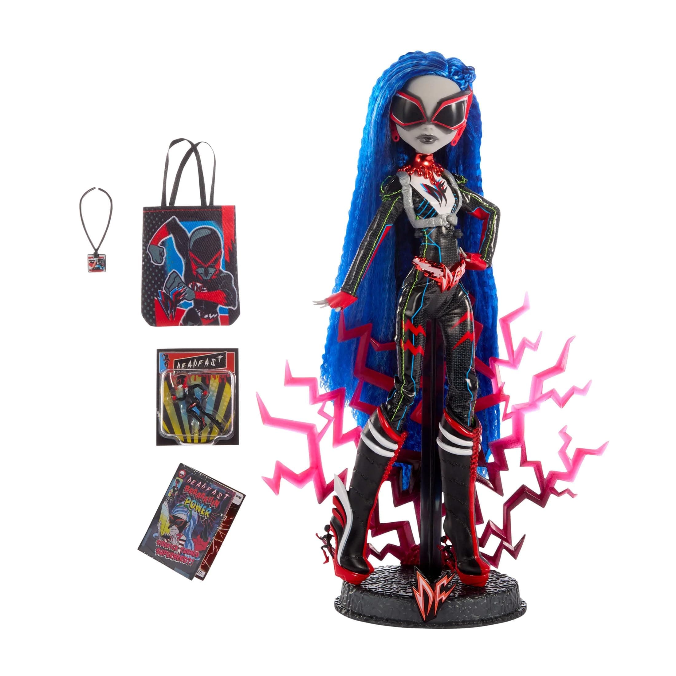 Deadfast Ghoulia Yelps SDCC 2024 Exclusive Doll - Tech Savvy Upgrade with Comic-Con Badge…