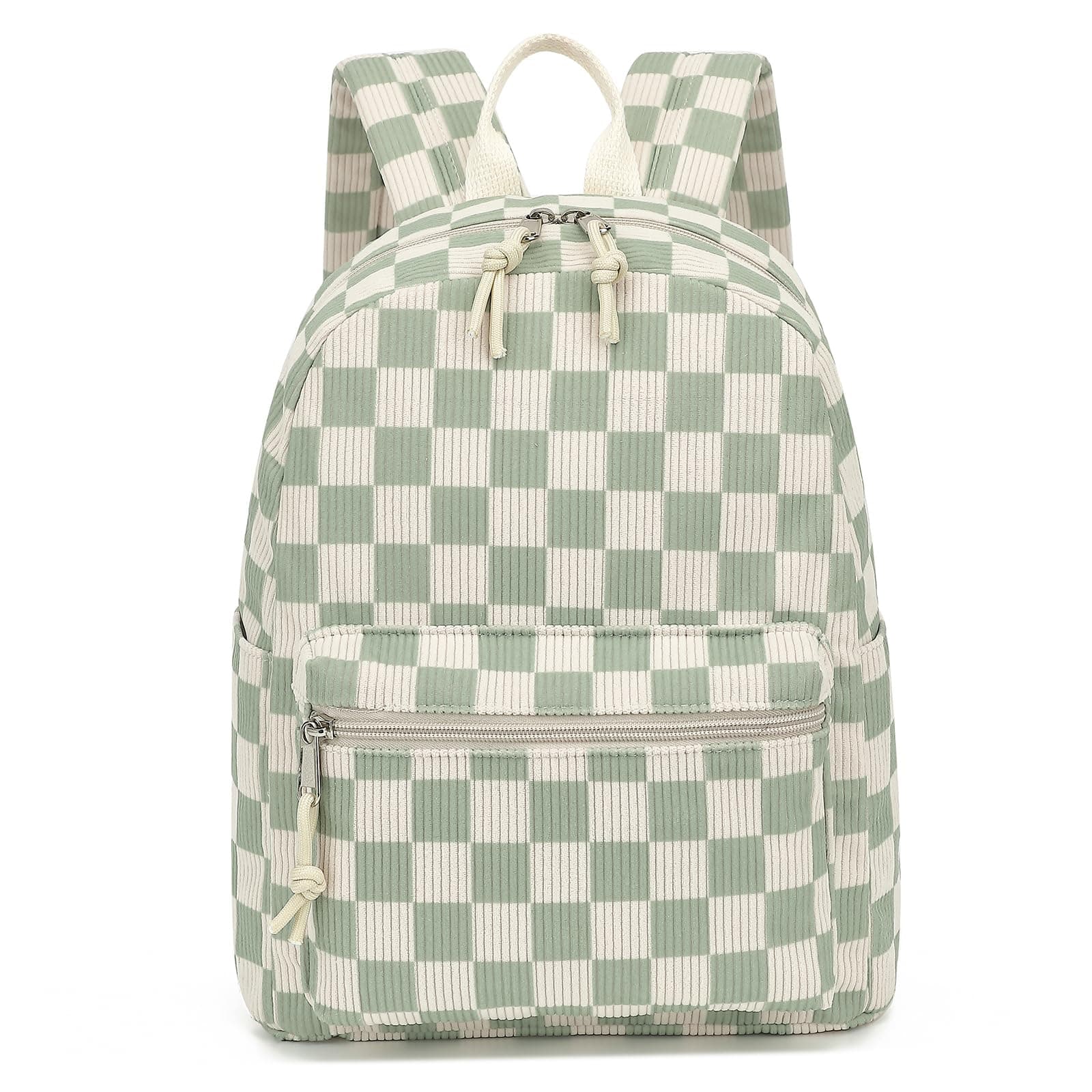 Corduroy Mini Backpack Purse Fashion Small Backpack Casual Daypack for Women Girls School…