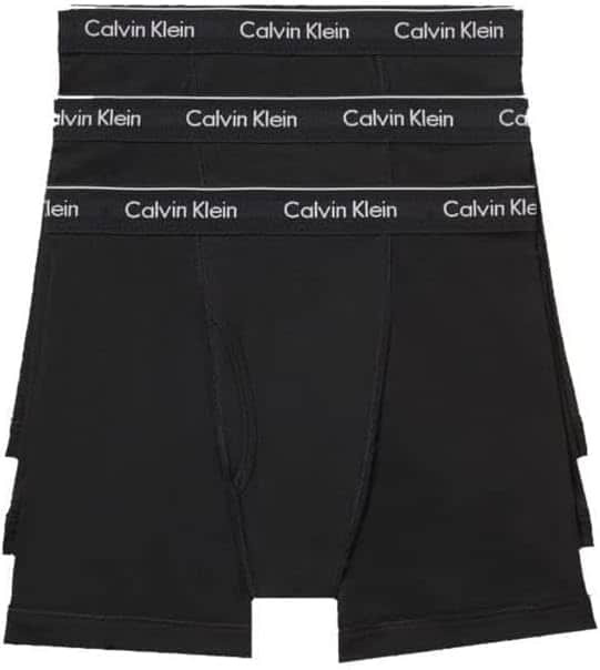 Calvin Klein 3-Pack Men's Boxer Briefs Black