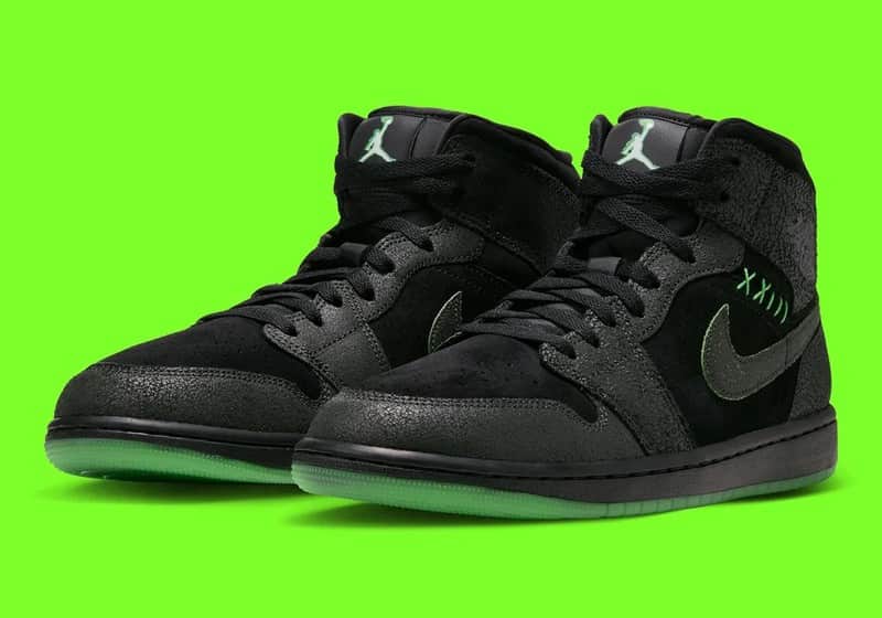 Air Jordan 1 Mid SE Halloween IQ5492-001 Men’s Shoes NEW