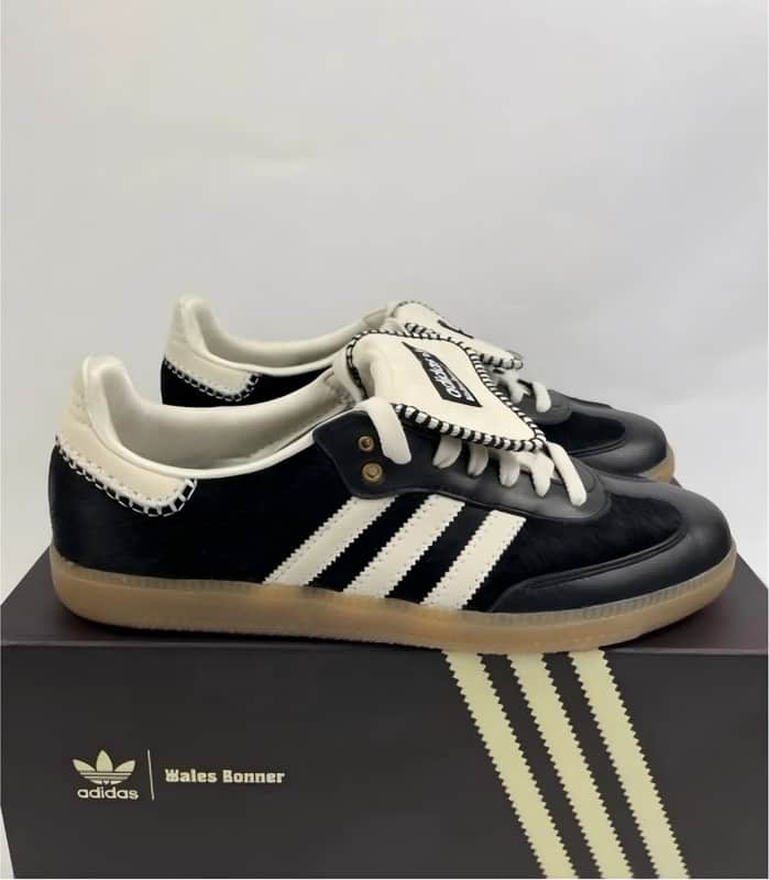 Black WALES BONNER x Adidas originals Samba Pony Tonal Men's US Size Shoes