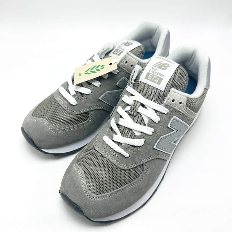 *NEW* MEN New Balance 574 Core Sneaker GRAY / WHITE (ML574EVG) 👍