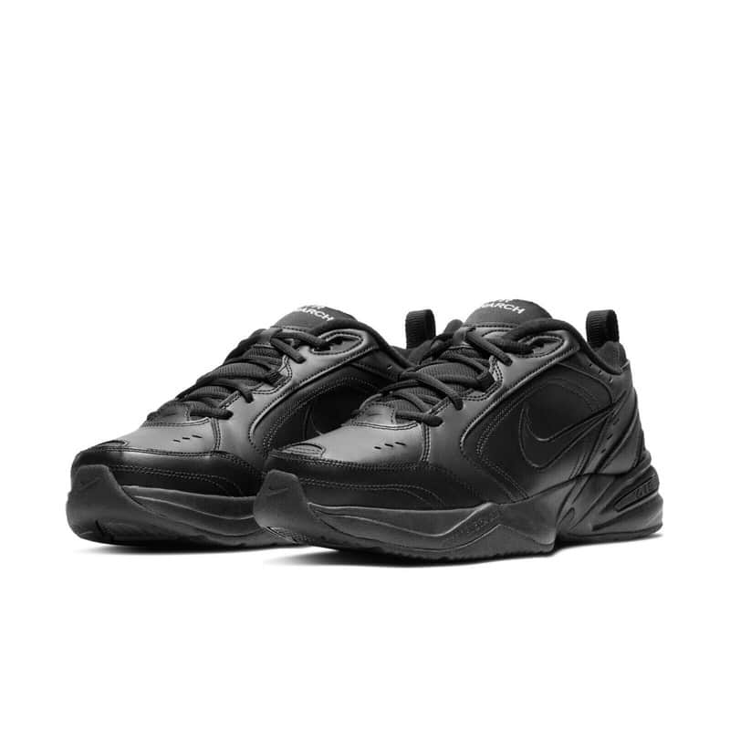 AIR MONARCH IV Men Black 001 Walking Shoe Sneaker Medium & WIDE WIDTH 4E