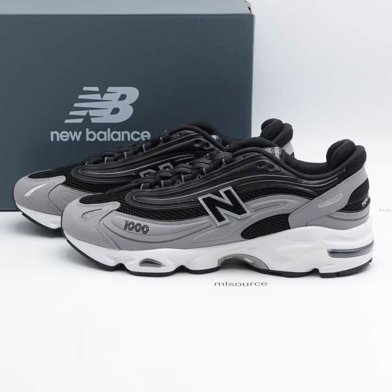 1000 Sneakers Men's M1000A Black/Grey