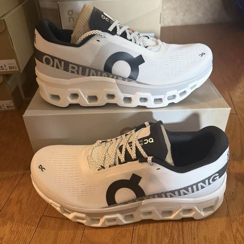 On Cloudmonster 2 White Frost Men's Running Shoes Mesh Upper 2024 3ME10120664