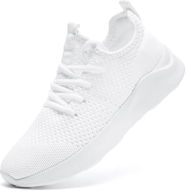 Women White Tennis Shoes Lightweight Summer Fashion Sneakers