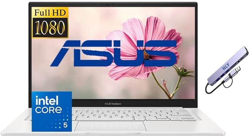 Vivobook 14" FHD Business Laptop, 12-Core Intel Core 5 120U, Win11 Pro