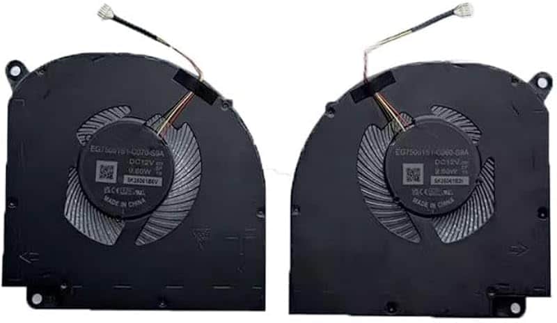 CPU GPU Fan for Gigabyte AERO X16 EG61H for Copilot+ PC AERO X16 1TH 1WH 2WH 1VH Black Ne…