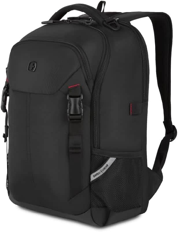 Civic Pro Laptop Backpack, Black, 18"x13.25"x7"