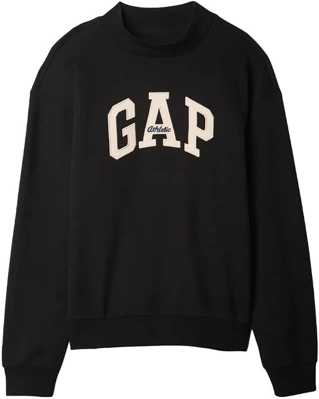 Men's Logo Mockneck Crew Sweatshirt