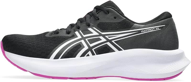 Women's Patriot 14 Running Shoes, 6, Black/Digital Sakura