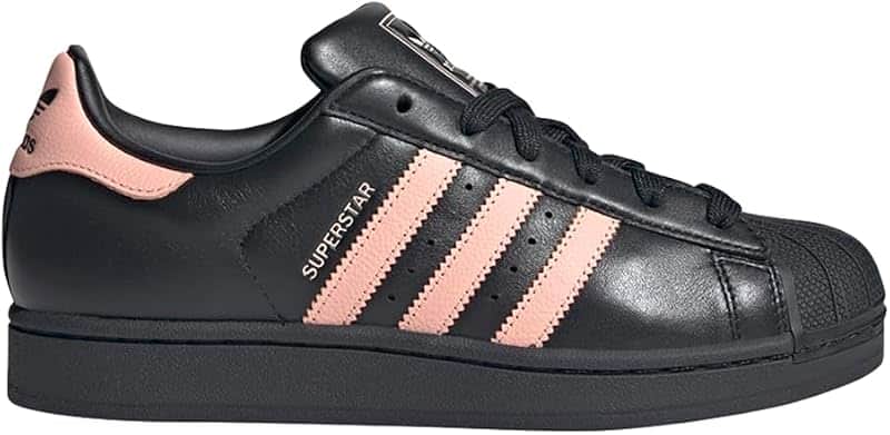 Womens Superstar Ii Sneakers Shoes Casual - Black