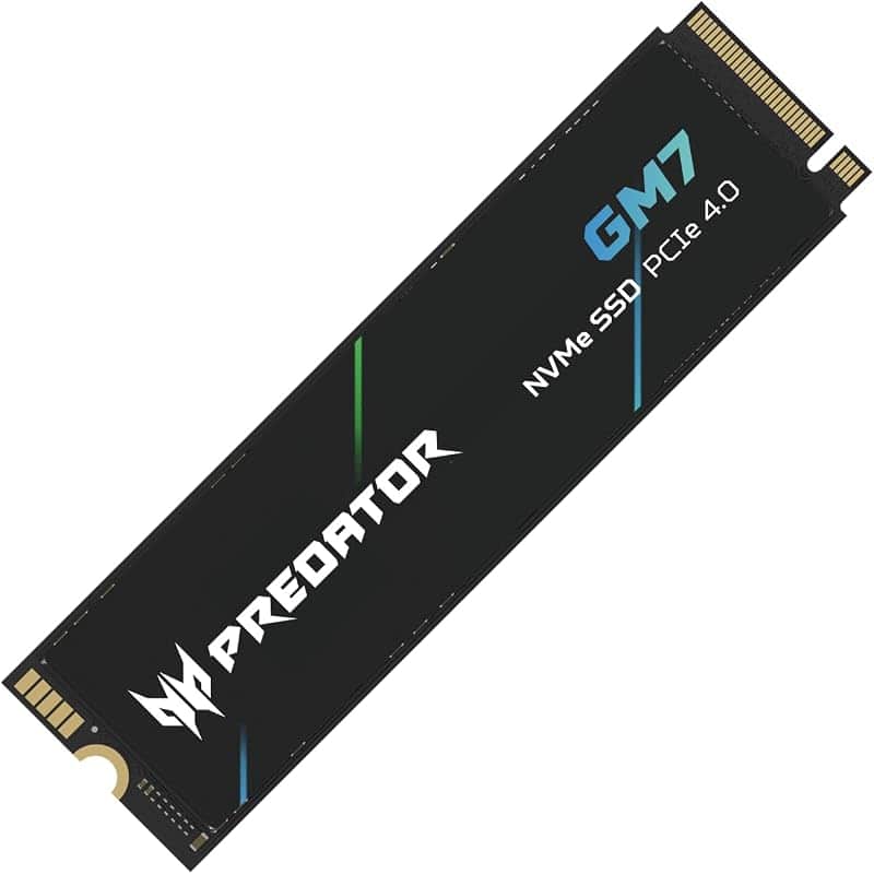 Predator GM7 1TB SSD: M.2 2280 PCIe Gen 4 x4 NVMe 2.0, Read Speed Up to 7400 MB/s, Intern…