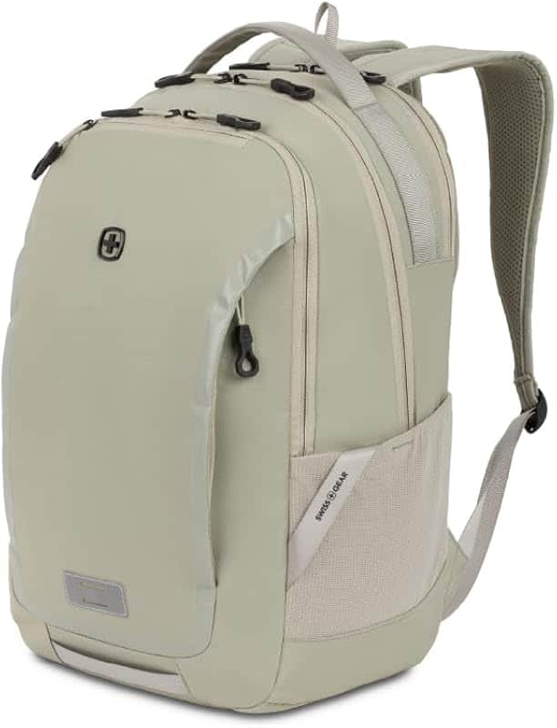 Shield Laptop Backpack, Sage Gray, 18.5"x12"x6"