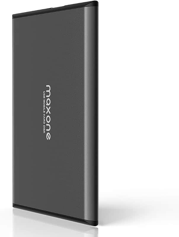 1TB Ultra Slim Portable External Hard Drive HDD USB 3.0 Compatible | with PC, Laptop, Cha…