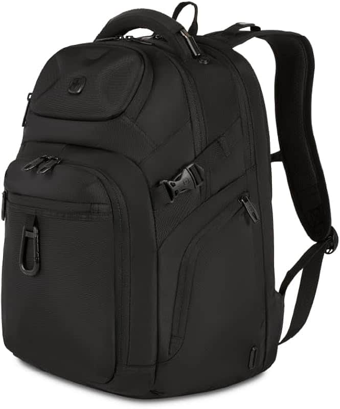 Endure ScanSmart 17" Laptop Backpack – Reflective Tech Backpack with ScanSmart Compartmen…
