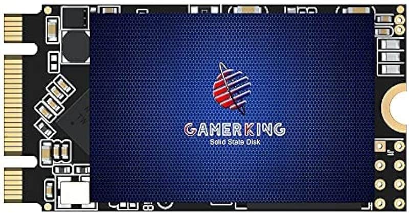 GAMERKING M.2 2242 SSD 256GB 3D NAND TLC SATA III 6 Gb/s, Internal Solid State Drive - Co…
