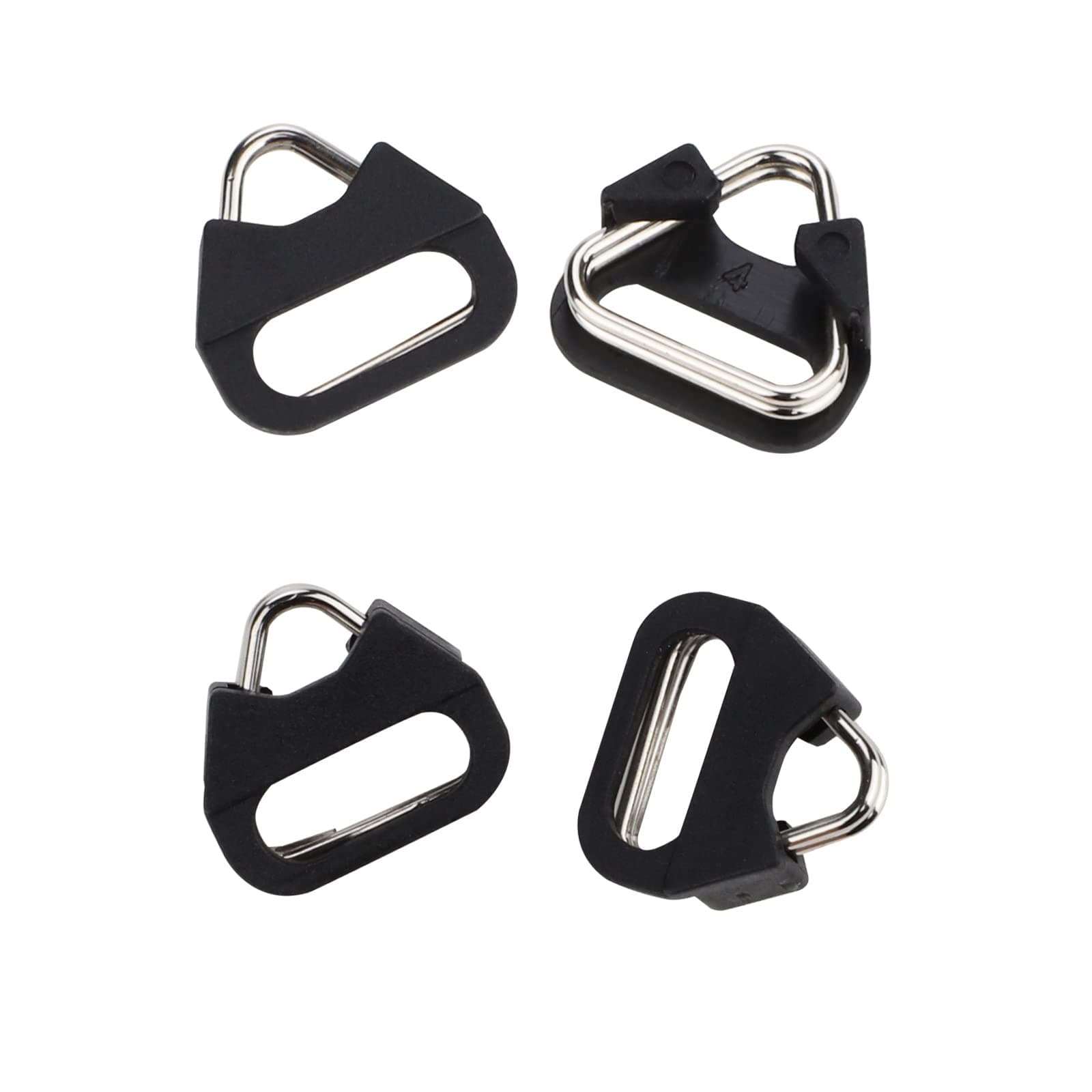 Stainless Steel Triangle Split Ring, Camera Strap Lug Ring, 4PCS