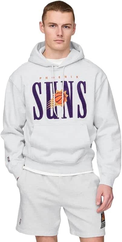 Men's X Nba Graphic Logo Hoodie Sweatshirt