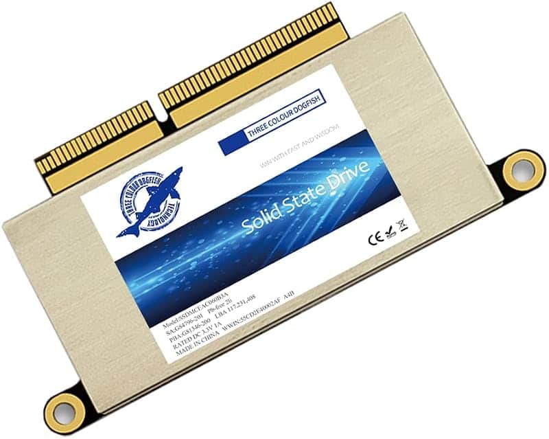 Dogfish 512GB SSD for MacBook PCIe Gen3x4 M.2 NVMe, Internal Solid State Drive Upgrade fo…