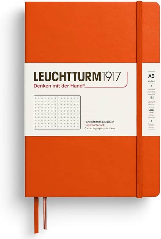 LEUCHTTURM1917 - Notebook Hardcover Medium A5-251 Numbered Pages for Writing and Journali…