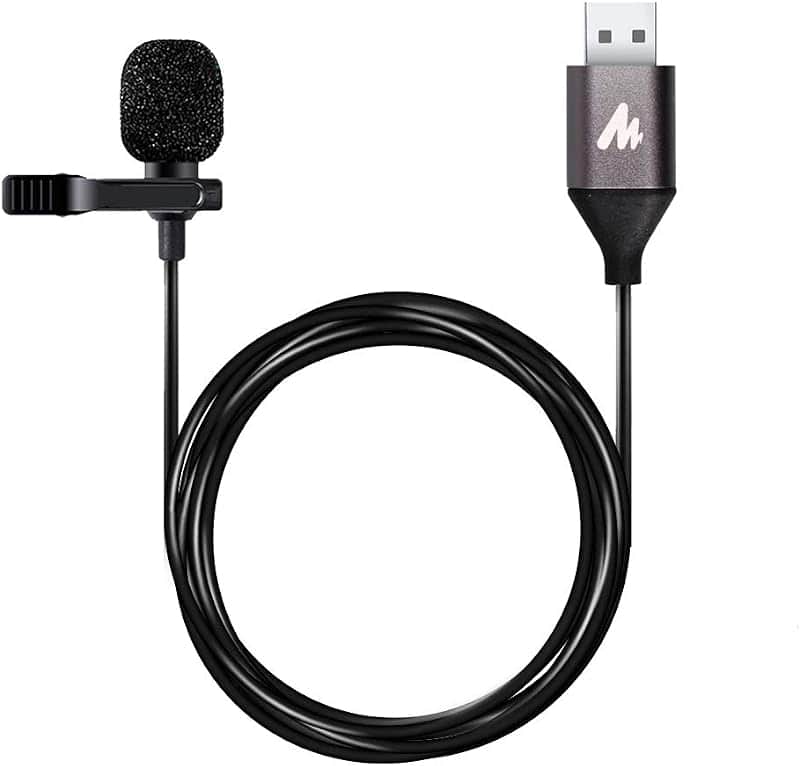 UL10 USB Lavalier Microphone, 192kHz/24bit for Interview and Vlogging | Omnidirectional,…