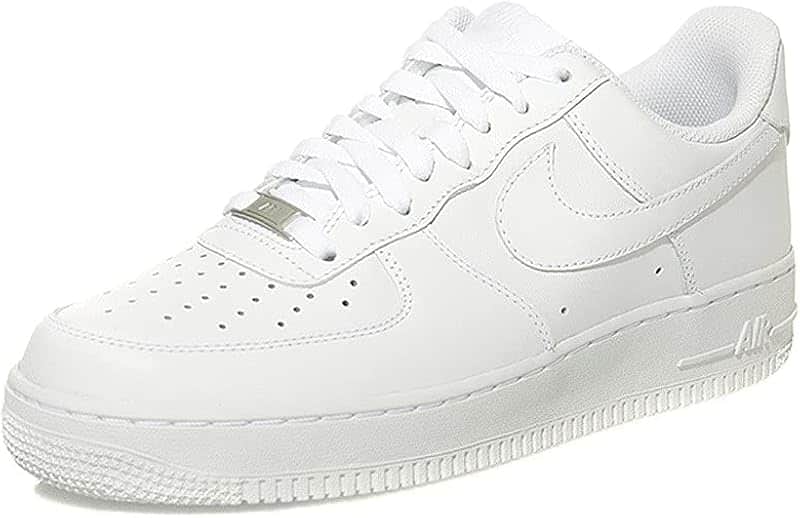 Men's Air Force 1 '07Basketball Shoe, White/White, 13 UK